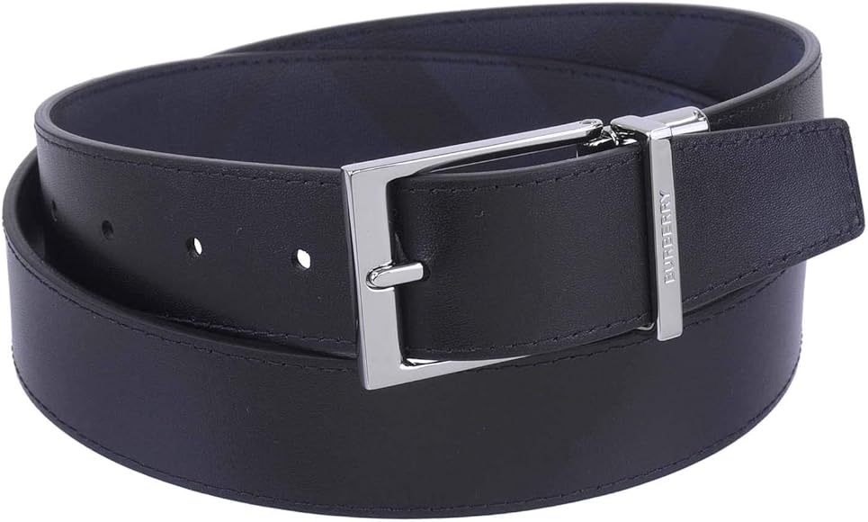 【美品】BURBERRY バーバリー/回転式リバーシブルメンズベルト バーバリーBURBERRYリバーシブル回転式ベルト